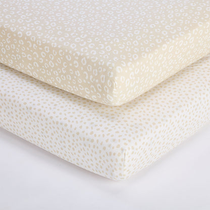 CoZee Fitted Crib Sheets 2pk
