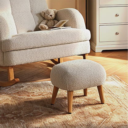 Etta Foot Stool - Boucle