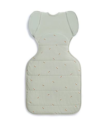 Swaddle Up™ Stage 2 Transition Bag Quilted Cotton 2.5 Tog - Olive Bees