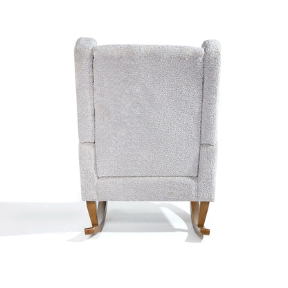 Harper Wingback Rocking Chair & Footstool