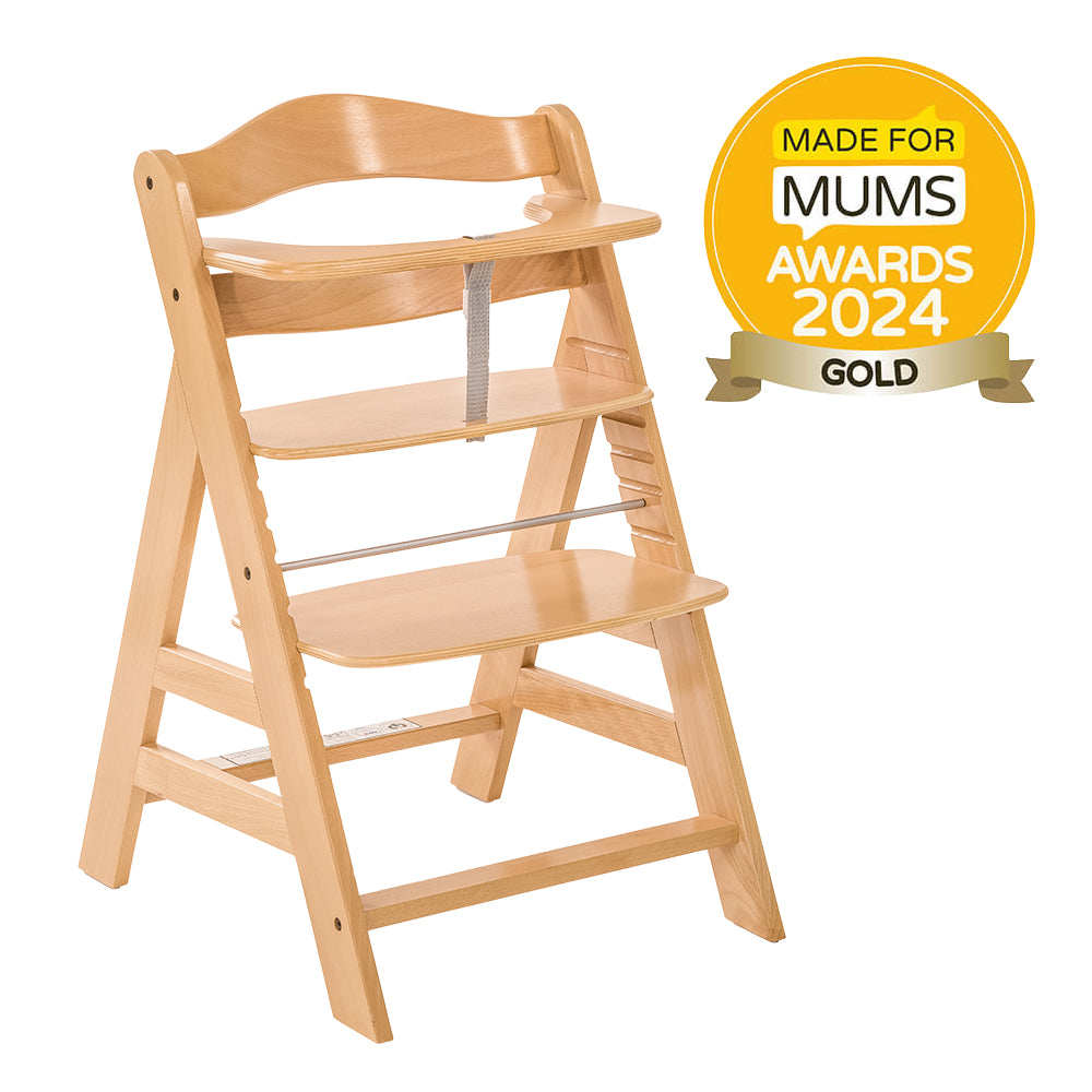 Alpha+ Wooden Highchair (6mths+) - Toddler Feeding Chair - FSC Certified