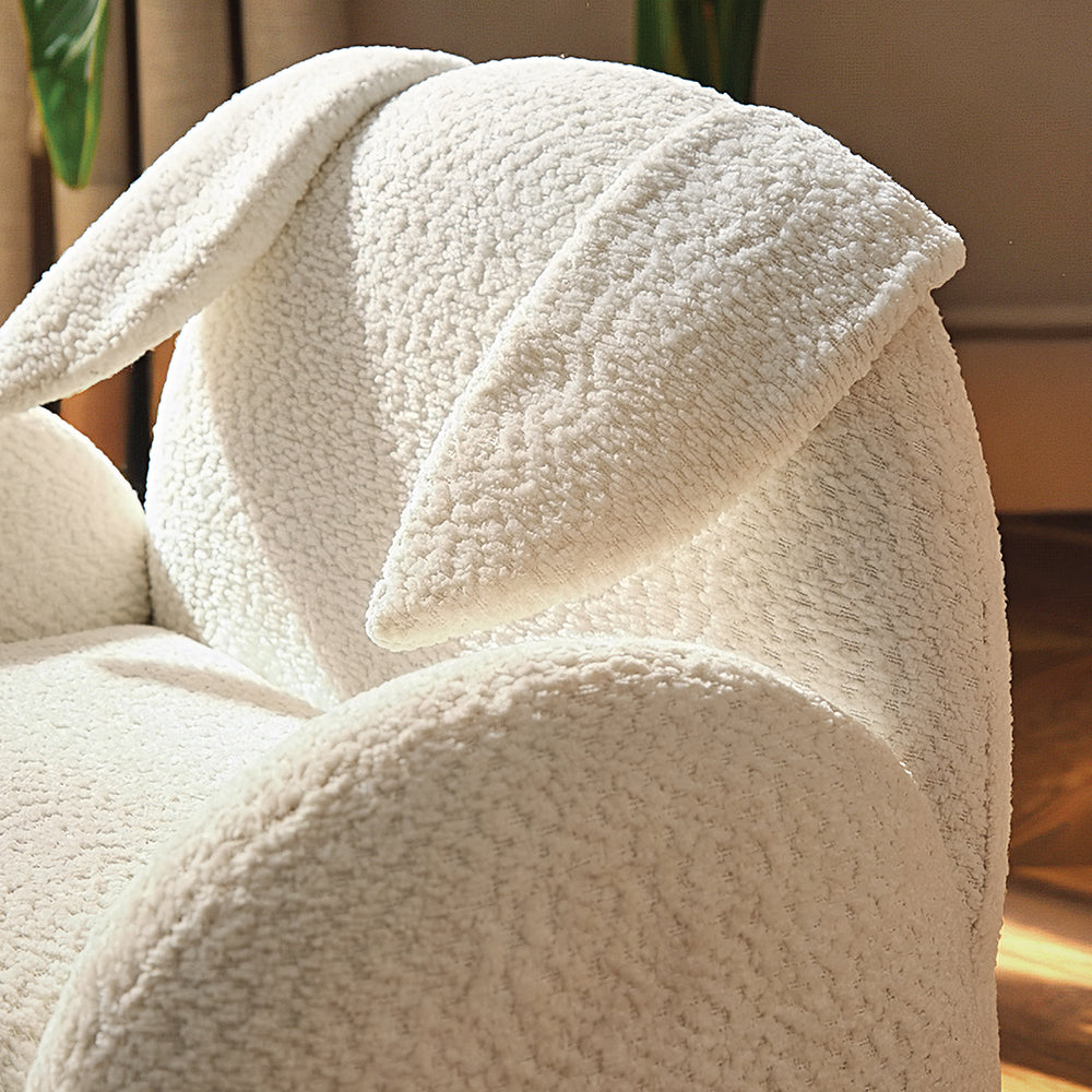 Etta Bunny Kids Chair - Boucle Off White
