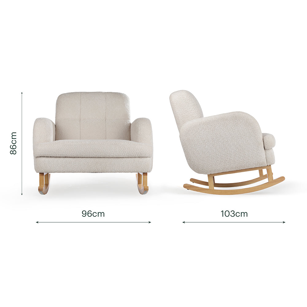 Etta Cuddle Chair - Boucle