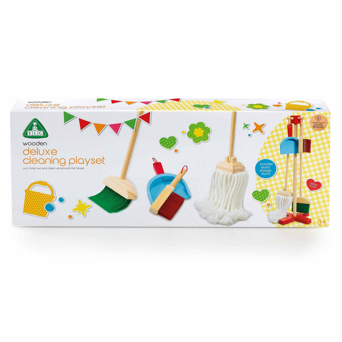 Wooden Deluxe Cleaning Playset