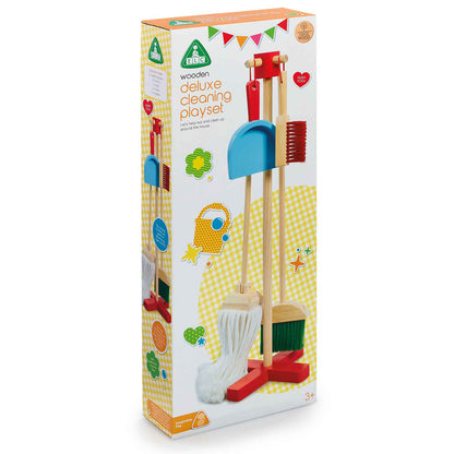Wooden Deluxe Cleaning Playset