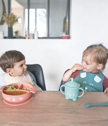 Learn'isy Silicone Feeding Set (6m+) - Fox