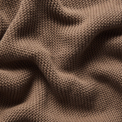 Organic Knitted Cellular Baby Blanket