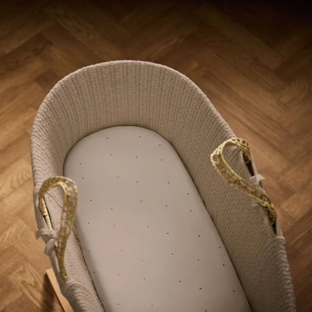 Organic Moses Basket & Pram Fitted 2pk Sheets