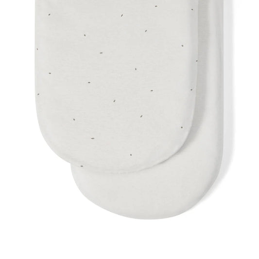 Organic Moses Basket & Pram Fitted 2pk Sheets