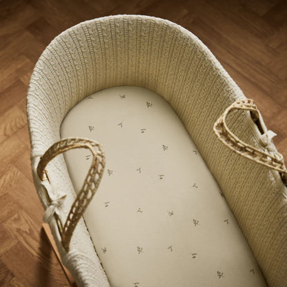 Organic Moses Basket & Pram Fitted 2pk Sheets