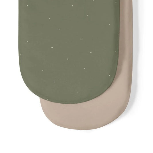 Organic Moses Basket & Pram Fitted 2pk Sheets