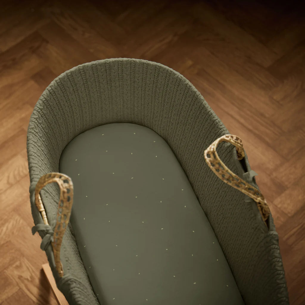 Organic Moses Basket & Pram Fitted 2pk Sheets