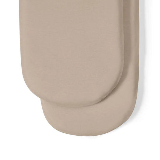 Organic Moses Basket & Pram Fitted 2pk Sheets