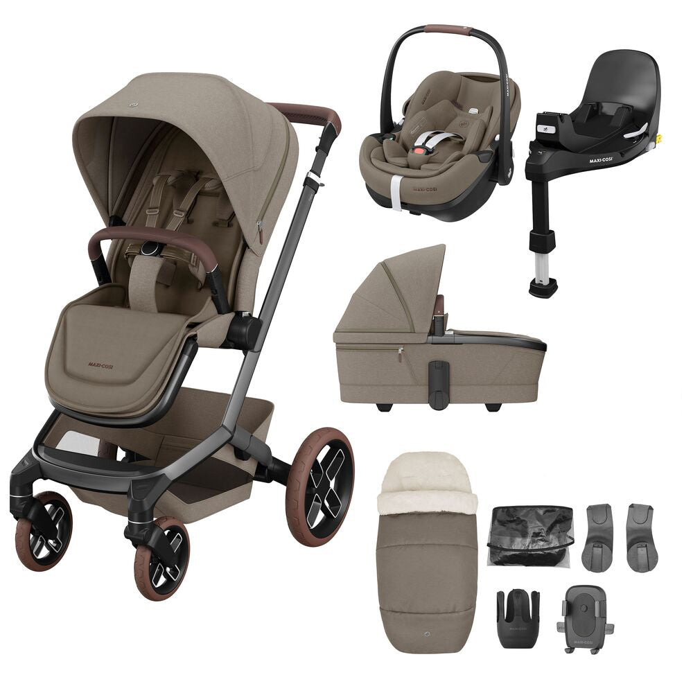 Fame 8 Piece Bundle & Pebble 360 Travel System