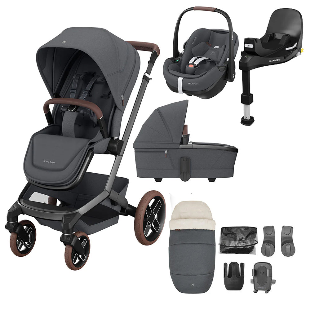 Fame 8 Piece Bundle & Pebble 360 Travel System