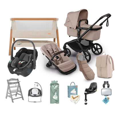 Fox 5 Renew Complete, Maxi Cosi Pebble 360 & Familyfix 360 Base Newborn Bundle