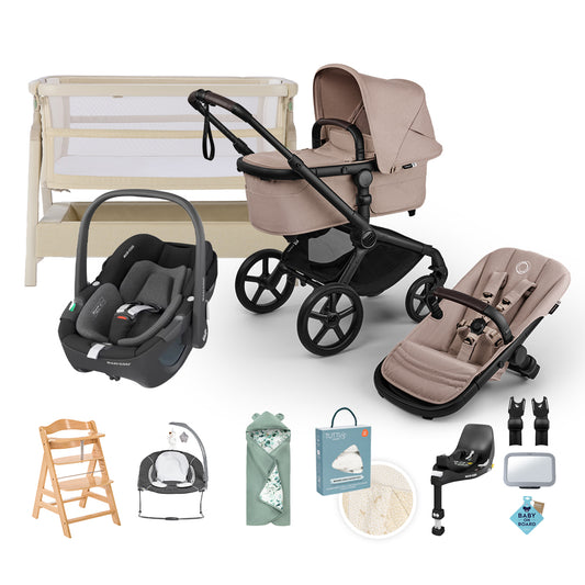Fox 5 Renew Complete, Maxi Cosi Pebble 360 & Familyfix 360 Base Newborn Bundle