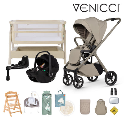Tila 4in1+ Luxury Tiago 360 & Base Ultimate Newborn Bundle