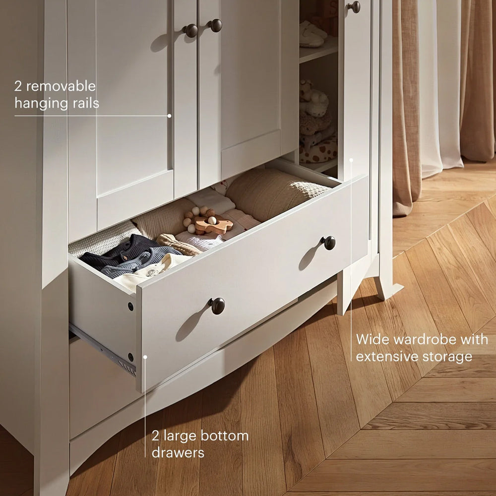 Clara 3 Door Triple Wardrobe