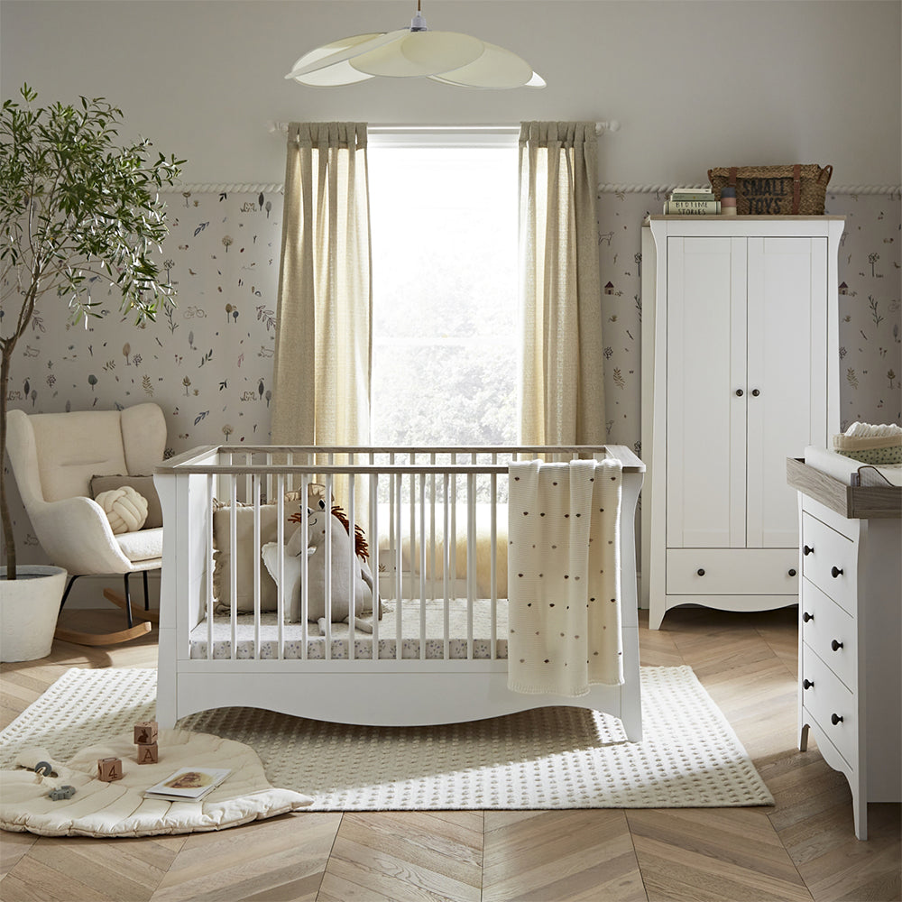 white Nursery Furniture set cuddle co kaliedy
