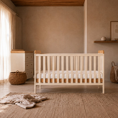 Rio Cot Bed with Cot Top Changer & Mattress
