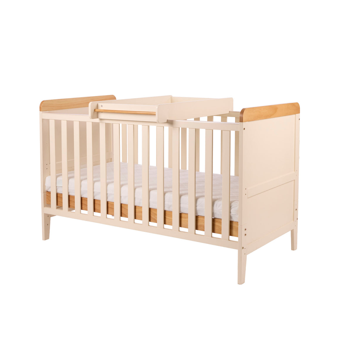 Rio Cot Bed with Cot Top Changer & Mattress