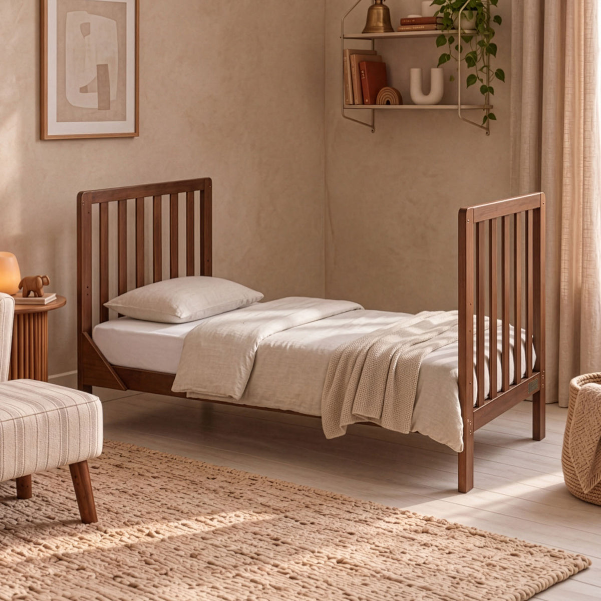 Origin Malmo Cot Bed & Cot Top Changer & Mattress