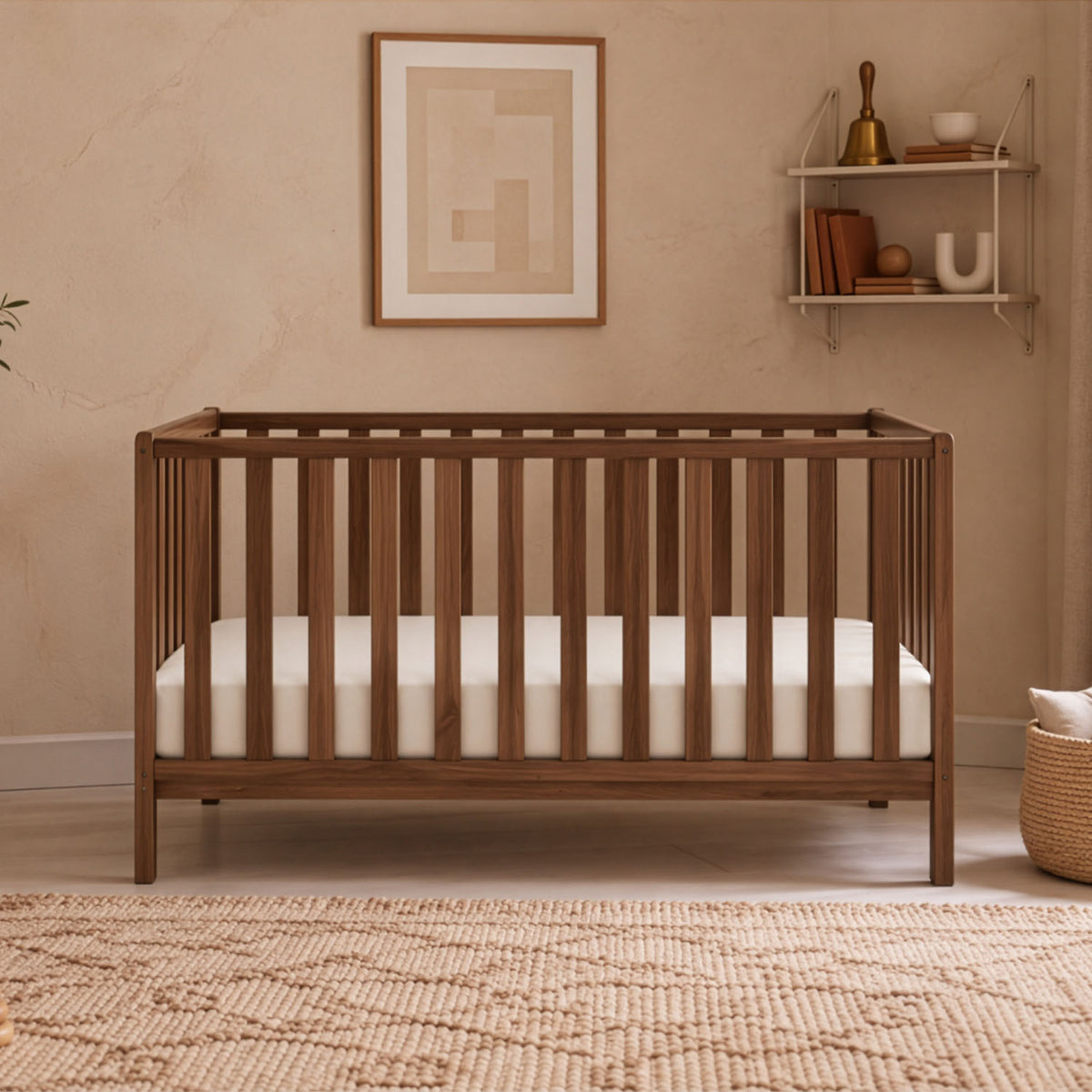Origin Malmo Cot Bed & Cot Top Changer & Mattress
