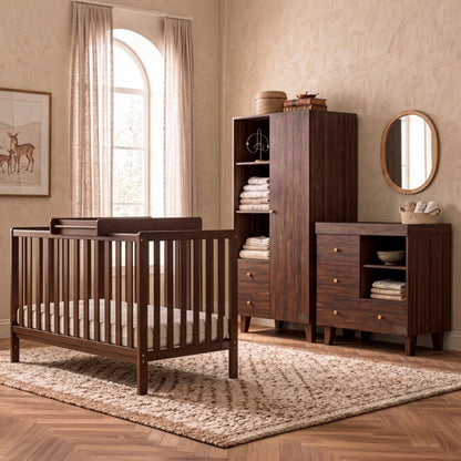 Origin Malmo Cot Bed & Cot Top Changer & Mattress