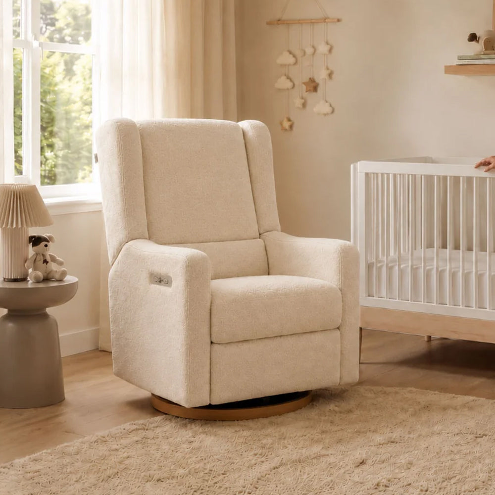 white nursing-chair-Electric-Recliner-nursery-furniture-gaia-baby-kaliedy-2