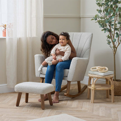 Jonah Luxe Rocking Chair & Footstool
