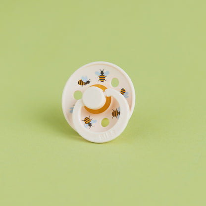 STUDIO Colour Latex Soother 2pk Bumblebee - Ivory/Petal