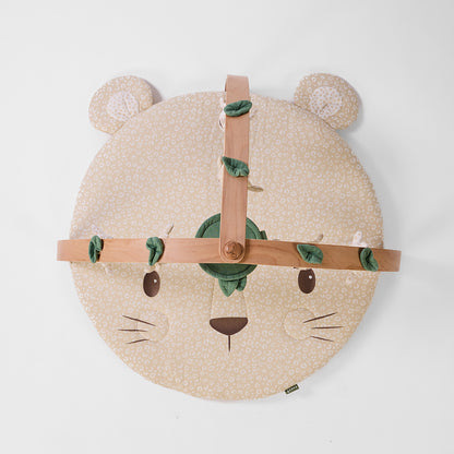 Luxury Wood & Muslin Play Gym
