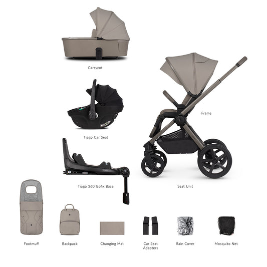 Upline 2 - 3in1 Bundle with Tiago Car Seat & 360 Base