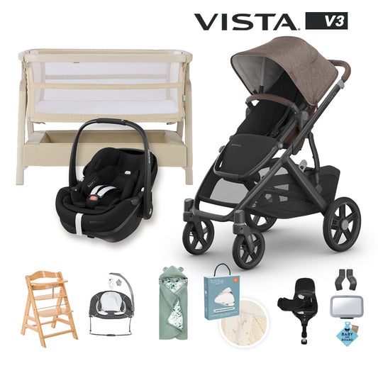 Vista V3, Maxi Cosi Pebble 360 Pro² & Familyfix 360 Pro Base Newborn Bundle