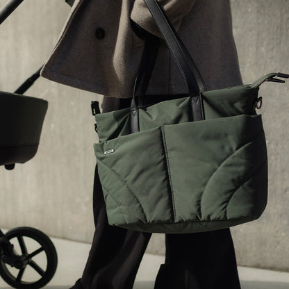 green changing bag nursery bag pushchair venicci kaliedy