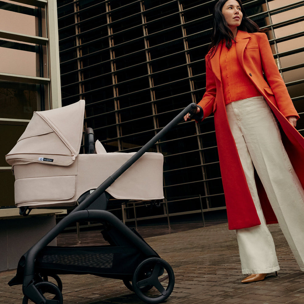 beige white pushchair buggy stroller dragonfly bugaboo kaliedy the baby store