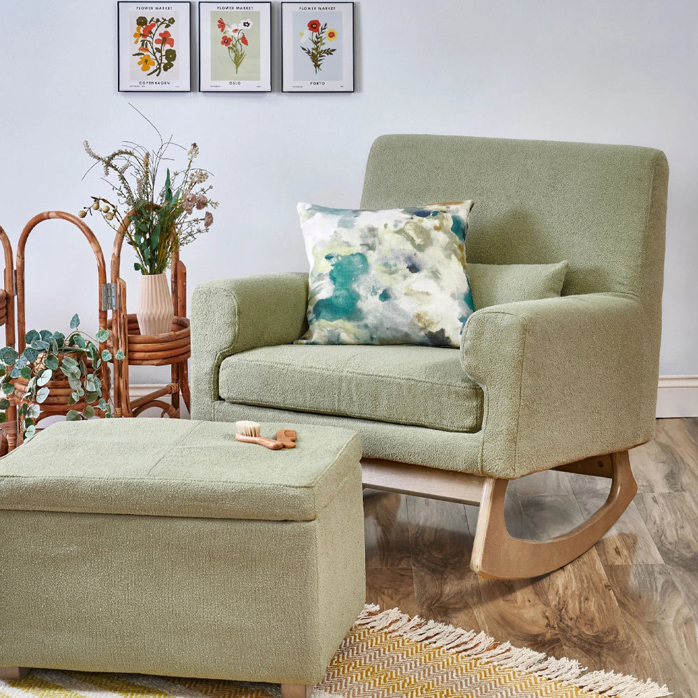 Serena Rocking Bouclé Chair