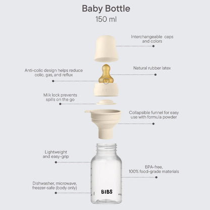 Baby Bottle Complete Set 150ml 2pk Latex - Ivory