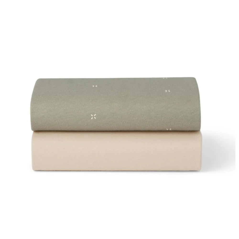 Snuz Fitted Crib Sheets 2pk