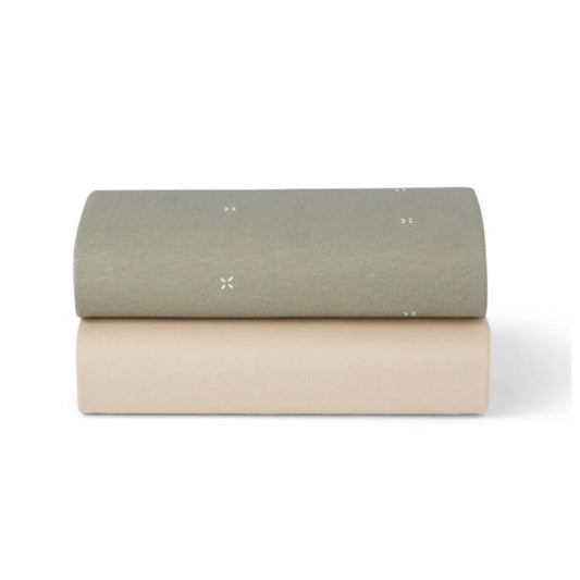 Snuz Fitted Crib Sheets 2pk