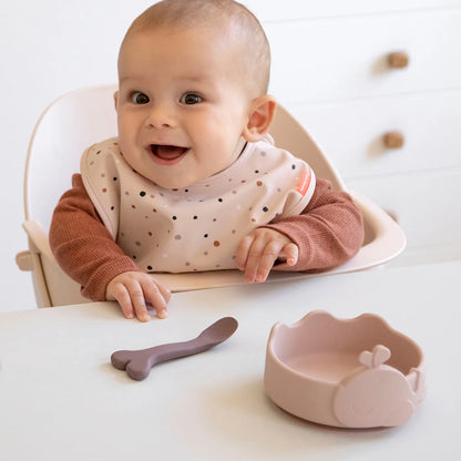 Silicone Stick & Stay Bowl and Baby Spoon