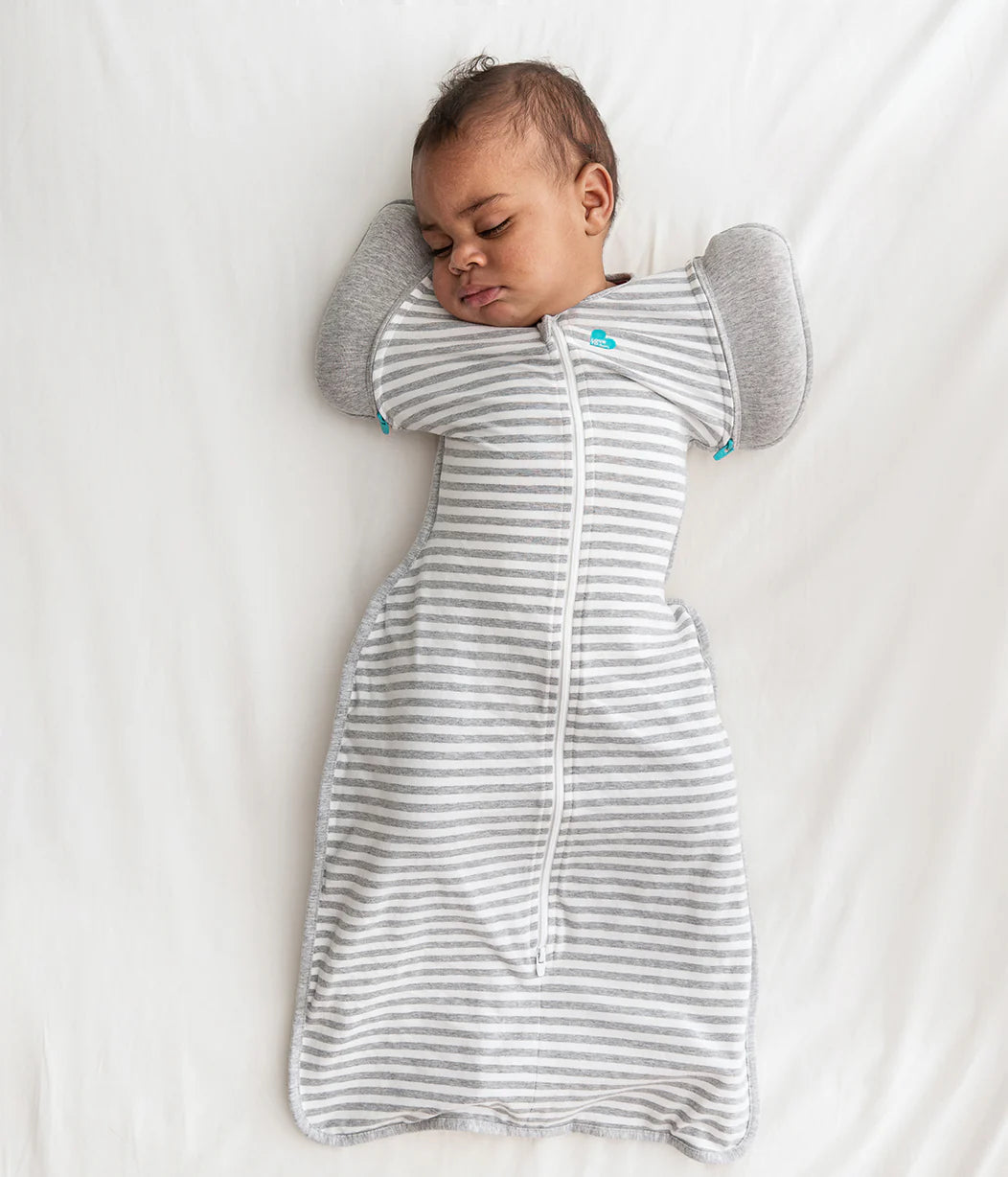 Swaddle Up™ Transition Bag 1 Tog - Grey Stripe