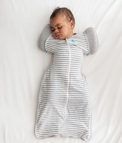 Swaddle Up™ Transition Bag 1 Tog - Grey Stripe