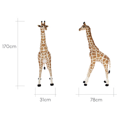 Tall Standing Giraffe Stuffed Animal - 170cm