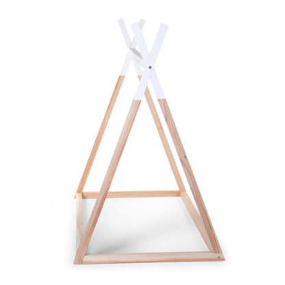 Tipi Bed - Natural & White