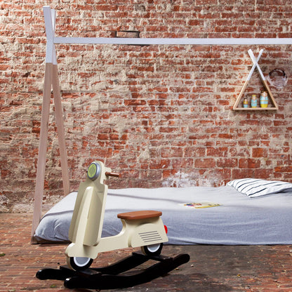 Tipi Bed - Natural & White