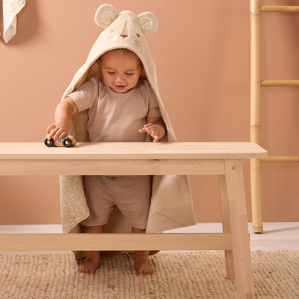 leopard beige cat toddler-hooded-towel-love-cats-tutti-bambini-kaliedy-2