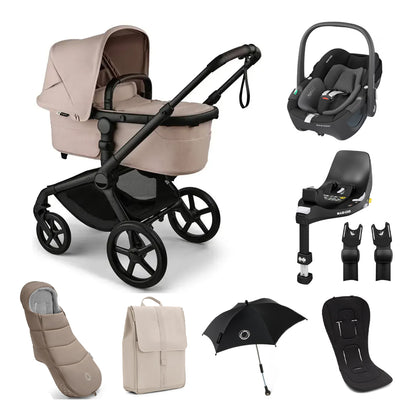 Fox 5 Renew Complete, Maxi Cosi Pebble 360 & Familyfix 360 Base Travel System Bundle