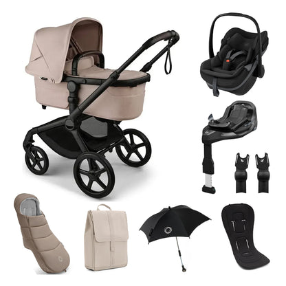Fox 5 Renew Complete, Maxi-Cosi Pebble Slide Pro & Familyfix Slide Pro Base Travel System Bundle